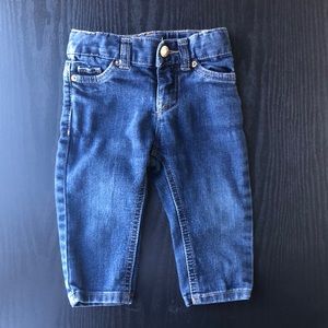Dark wash denim jeans 12mos Cherokee